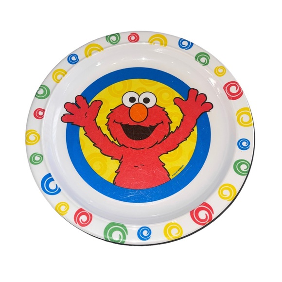 the first years Dining Sesame Street Elmo Kids Plate Poshmark